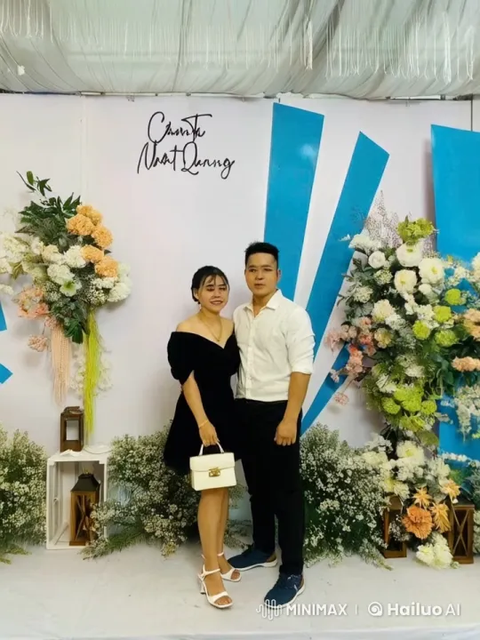 Couple Showcases Kungfu in Elegant Floral Setting – AI Generated Video | Hailuo AI