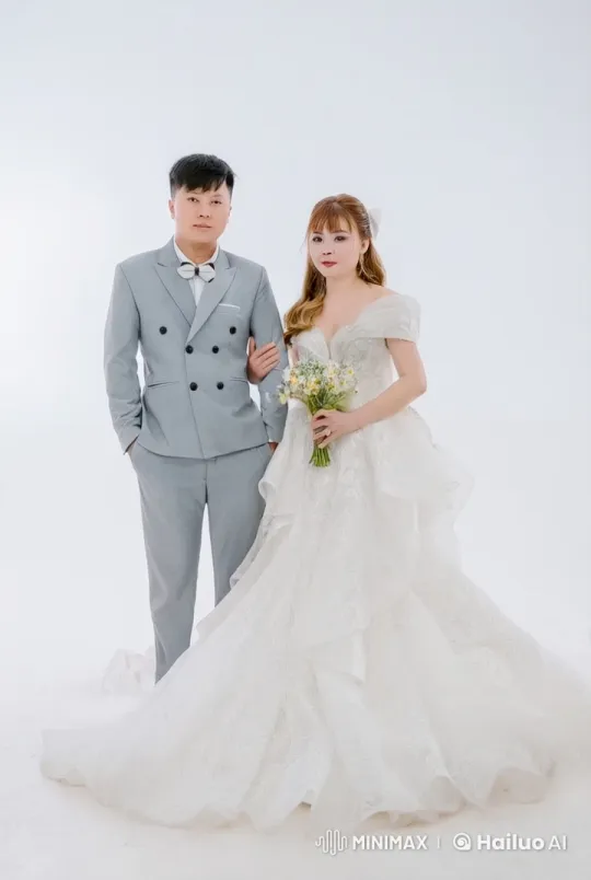 Wedding Attire Transforms into Kung Fu Showdown – AI Generated Video | Hailuo AI