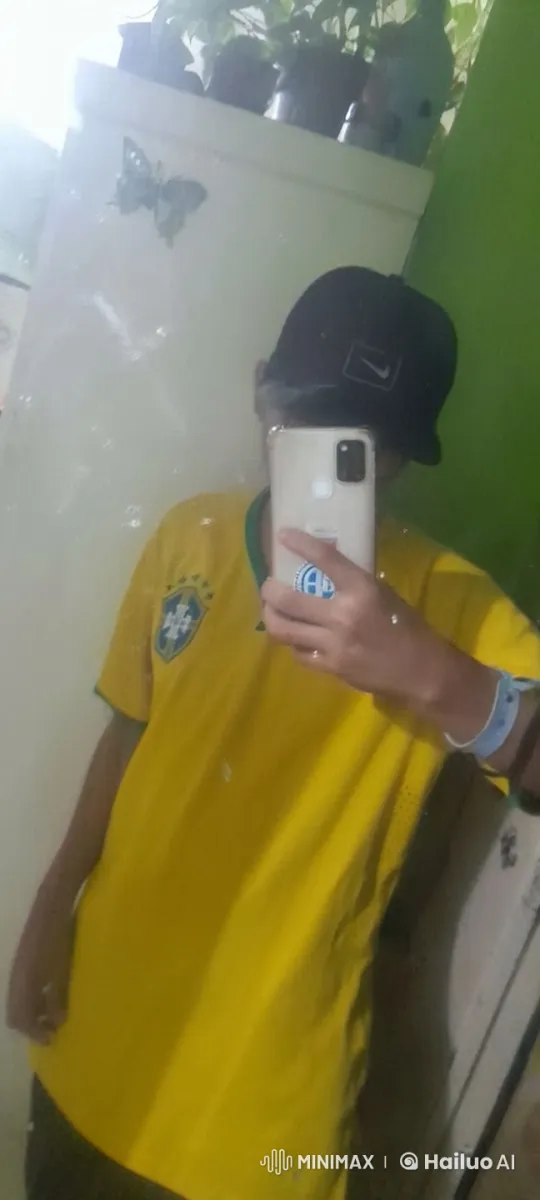 Brazilian Man Enjoying Sausage During Mirror Selfie – AI Generated Video | Hailuo AI