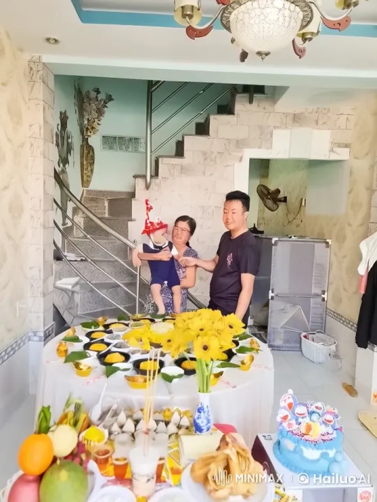 Family Celebration Showcases Kungfu Skills – AI Generated Video | Hailuo AI