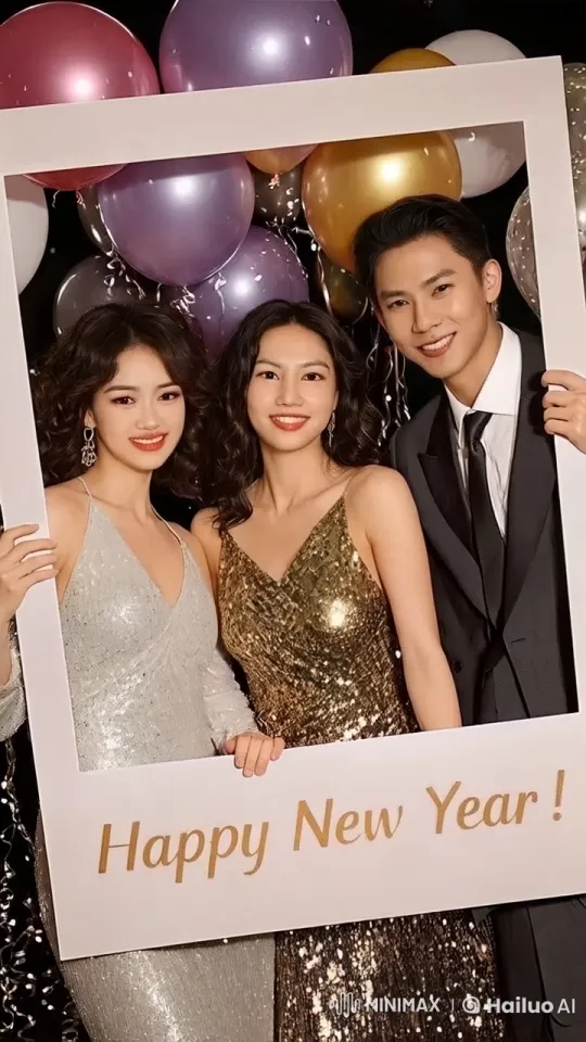 Partygoers Argue Under Festive Decorations – AI Generated Video | Hailuo AI