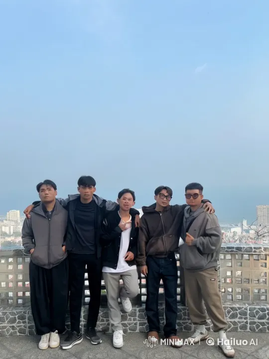 Young Men Display Kungfu Skills on Urban Balustrade – AI Generated Video | Hailuo AI