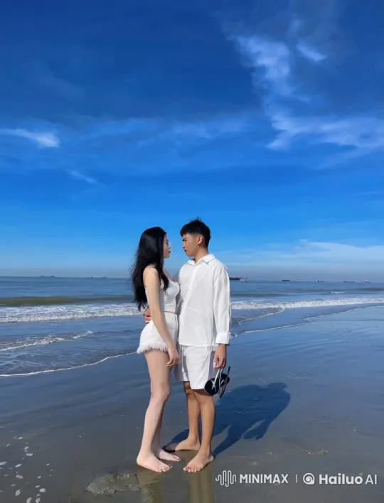 Martial Arts Display on a Serene Beach Setting – AI Generated Video | Hailuo AI