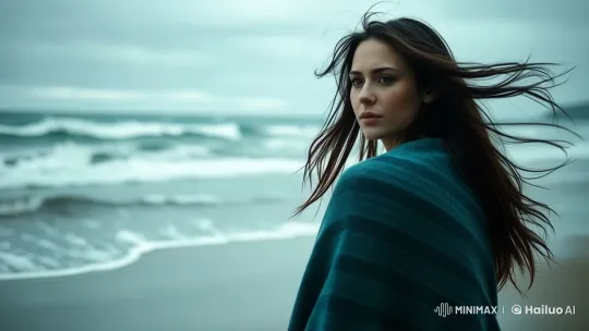 Misty Beach Walk: A Dark Fantasy Cinematic Short – AI Generated Video | Hailuo AI