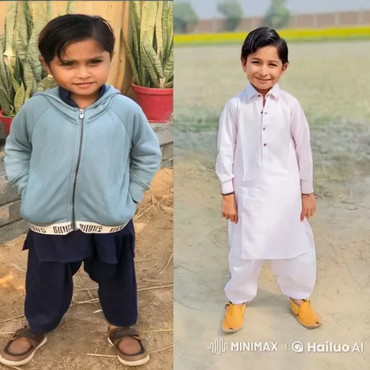 Brothers Embrace in a Heartfelt Display of Sibling Love – AI Generated Video | Hailuo AI