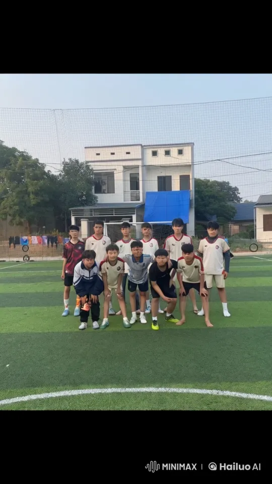 Boys Practicing Kung Fu Soccer on Field – AI Generated Video | Hailuo AI