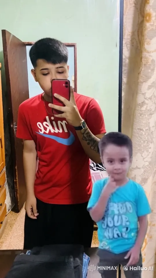 Boys Share Intimate Hug in Cozy Room – AI Generated Video | Hailuo AI