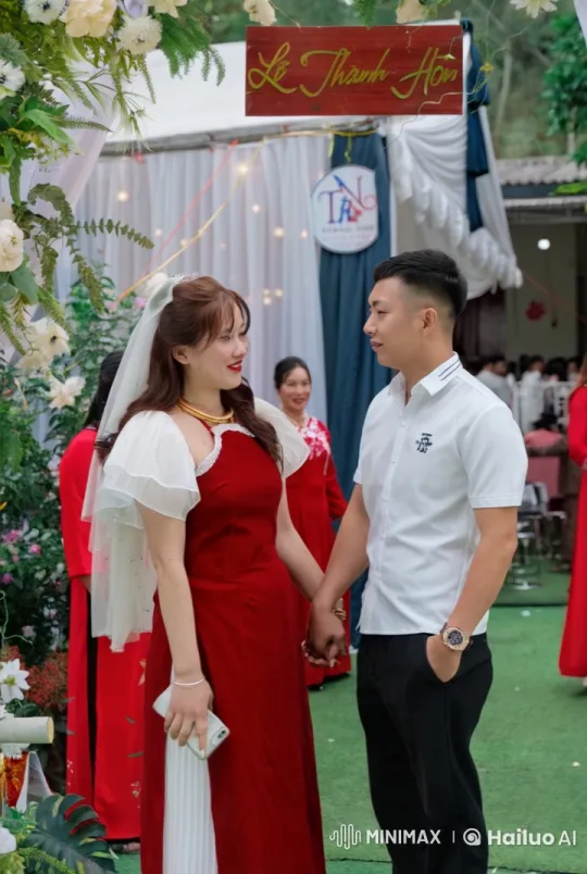Wedding Scene Transitions into Martial Arts Choreography – AI Generated Video | Hailuo AI