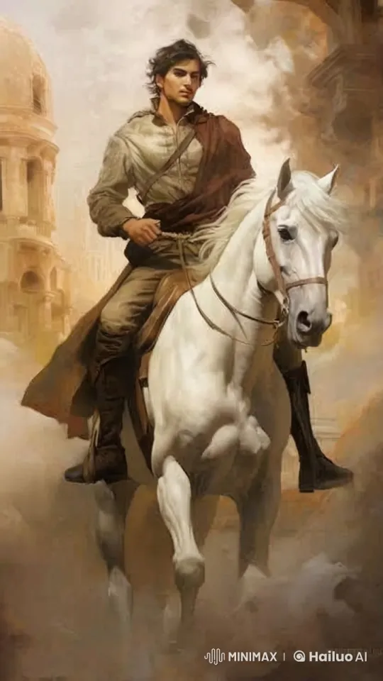 Knight on Horseback Crosses Golden Desert – AI Generated Video | Hailuo AI