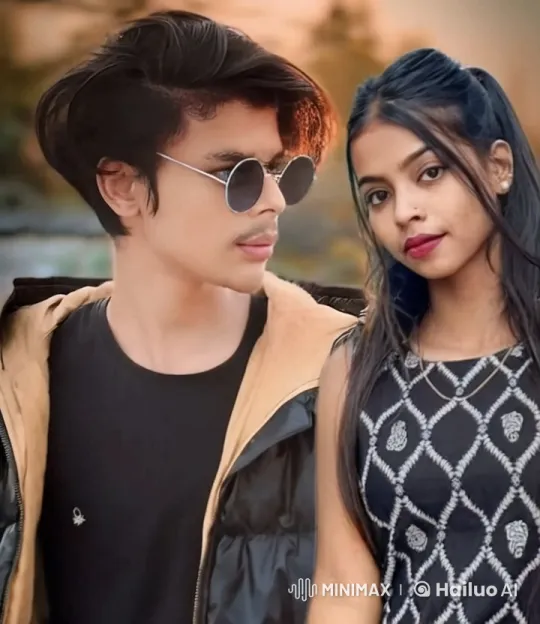 Young Couple's Joyful Dance in Warm Outdoor Setting – AI Generated Video | Hailuo AI