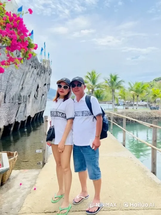 Couple Practicing Martial Arts on Bridge with Serene Scenery – AI Generated Video | Hailuo AI