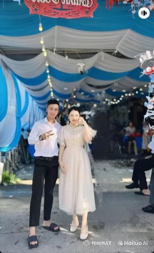 Couple Showcases Kungfu Skills in Festive Outdoor Setting – AI Generated Video | Hailuo AI