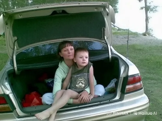 Family Bonding in Tranquil Outdoor Setting – AI Generated Video | Hailuo AI