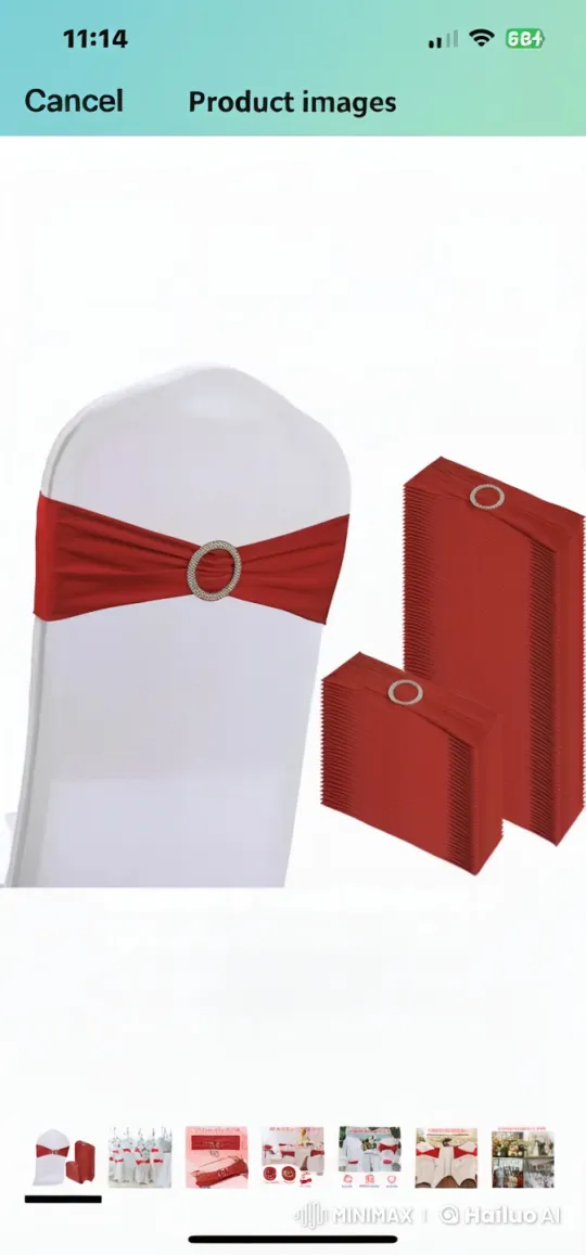 Elegant Chair Covers & Sashes for Event Rentals – AI Generated Video | Hailuo AI
