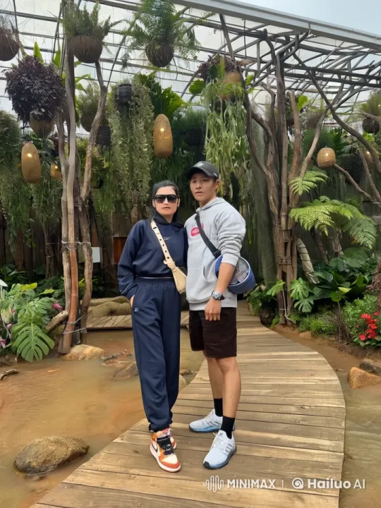 Martial Arts Display in Lush Garden Setting – AI Generated Video | Hailuo AI
