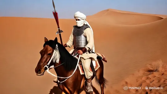 Desert Knight: A Study in Aesthetic Chivalry – AI Generated Video | Hailuo AI