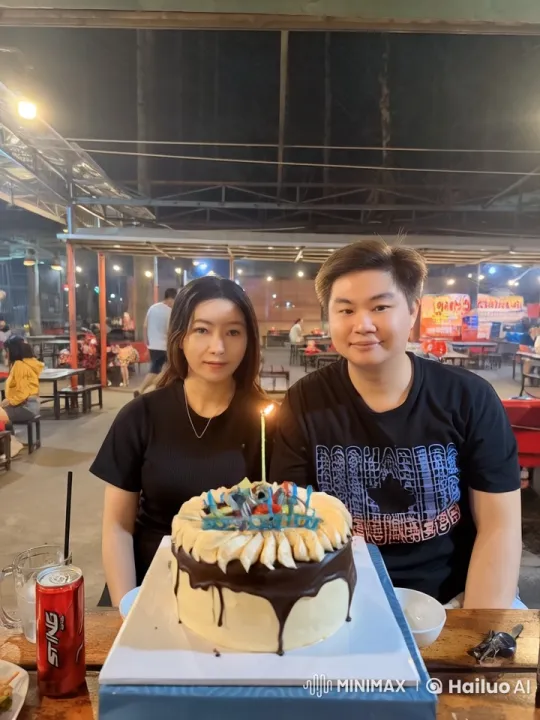 Nighttime Birthday Celebration with Kung Fu Action – AI Generated Video | Hailuo AI