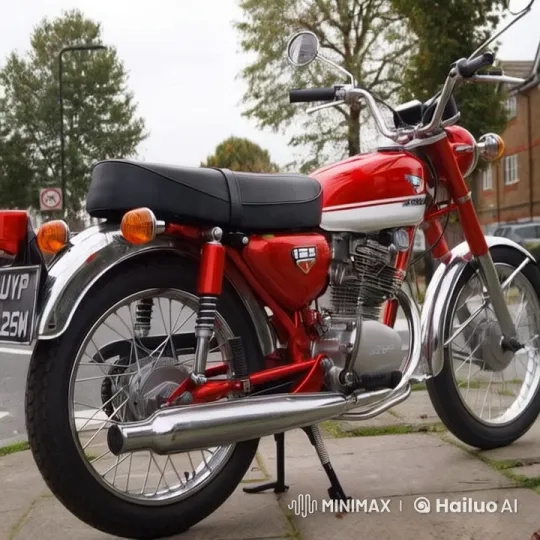 Honda Motorcycle Transforms into a Fierce Red Robot – AI Generated Video | Hailuo AI
