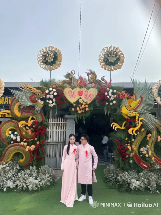 Traditional Kung-Fu Wedding Gate Sparring Display – AI Generated Video | Hailuo AI