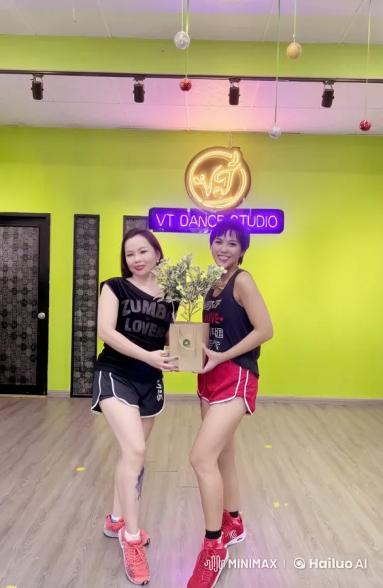 Women Showcase Martial Arts Skills in VT Dance Studio – AI Generated Video | Hailuo AI