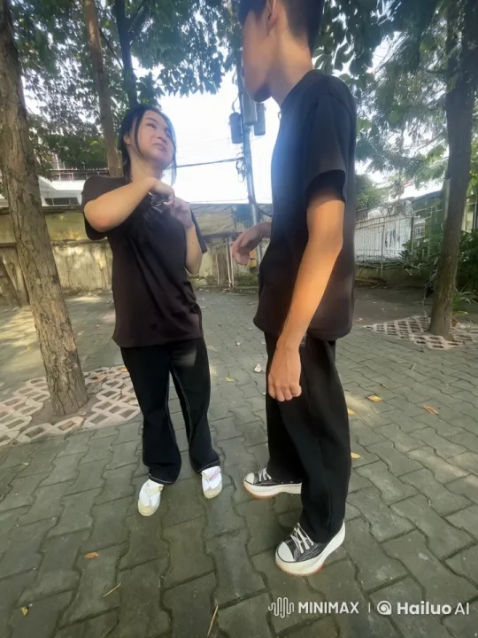 Kungfu Combat Display in Park Setting – AI Generated Video | Hailuo AI