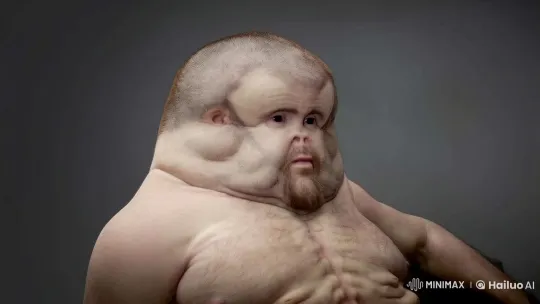Live2D Animation: Urgent Message from a Muscular Figure – AI Generated Video | Hailuo AI
