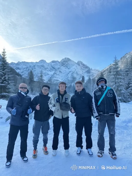Martial Artists Perform in Serene Winter Landscape – AI Generated Video | Hailuo AI