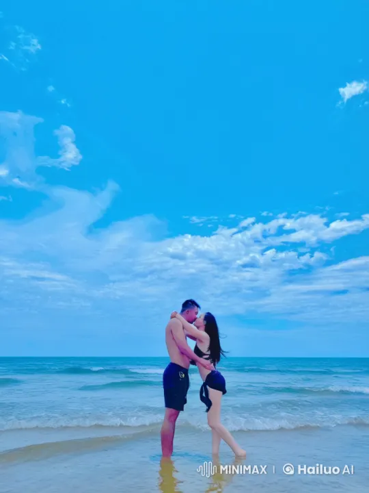 Beach Kungfu Fight Showcases Martial Arts Skills – AI Generated Video | Hailuo AI