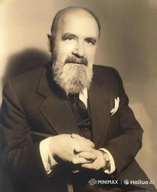 Distinguished Gentleman in Pinstripe Suit Reflecting – AI Generated Video | Hailuo AI