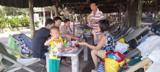 Family Picnic with Children Practicing Kung Fu – AI Generated Video | Hailuo AI