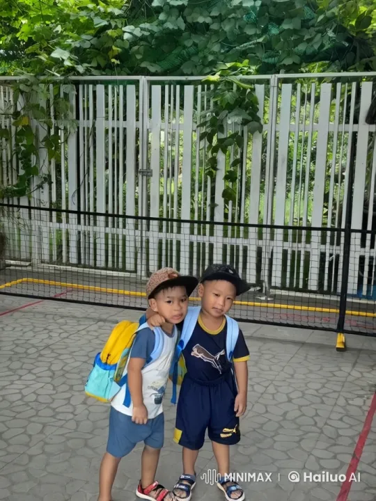 Boys Practicing Energetic Kung Fu in Green Setting – AI Generated Video | Hailuo AI