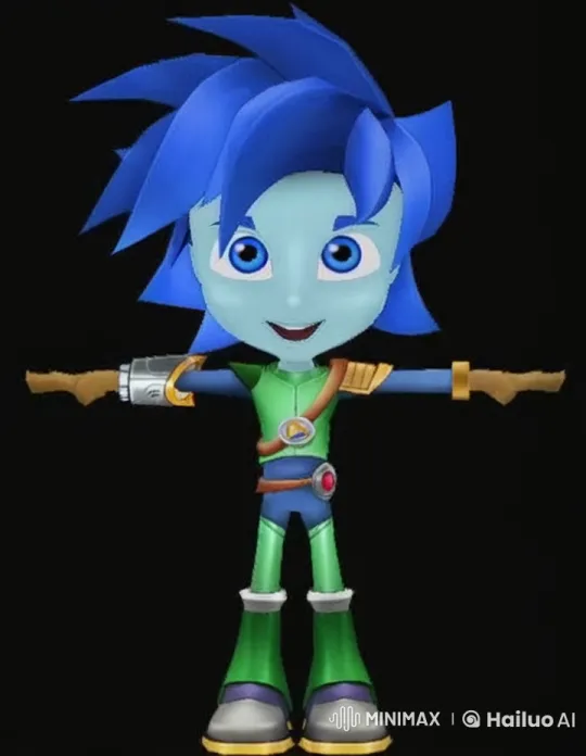 Futuristic Character with Dynamic Idle Animation – AI Generated Video | Hailuo AI