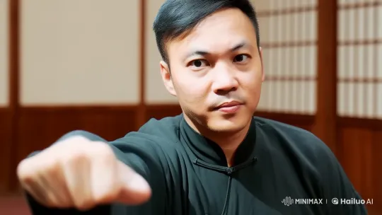Martial Arts Master in Traditional Dojo Setting – AI Generated Video | Hailuo AI