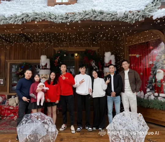 Martial Arts Display in Festive Holiday Setting – AI Generated Video | Hailuo AI
