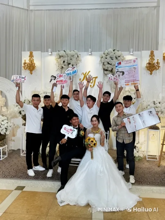 Groomsmen Surprise Wedding with Martial Arts Performance – AI Generated Video | Hailuo AI