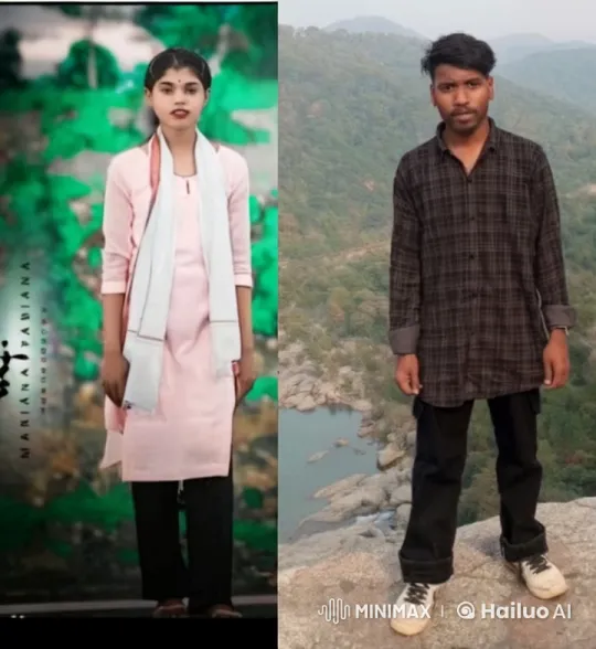 Indoor-Outdoor Split Screen with Dynamic Poses – AI Generated Video | Hailuo AI