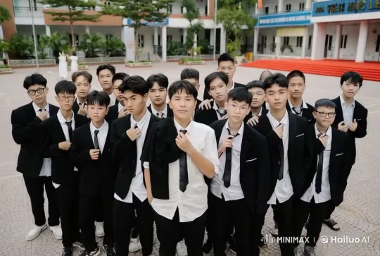 Young Men in Suits Engage in Dramatic Martial Arts Fight – AI Generated Video | Hailuo AI