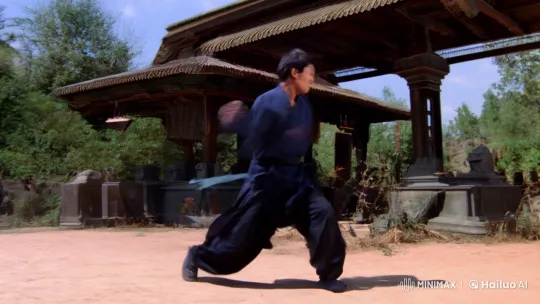 Protagonist Performs Fluid Martial Arts in Intense Sequence – AI Generated Video | Hailuo AI