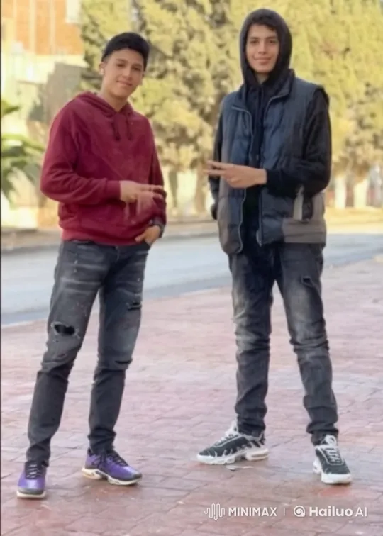 Young Men Exchange Peace Signs Before Intimate Kiss – AI Generated Video | Hailuo AI