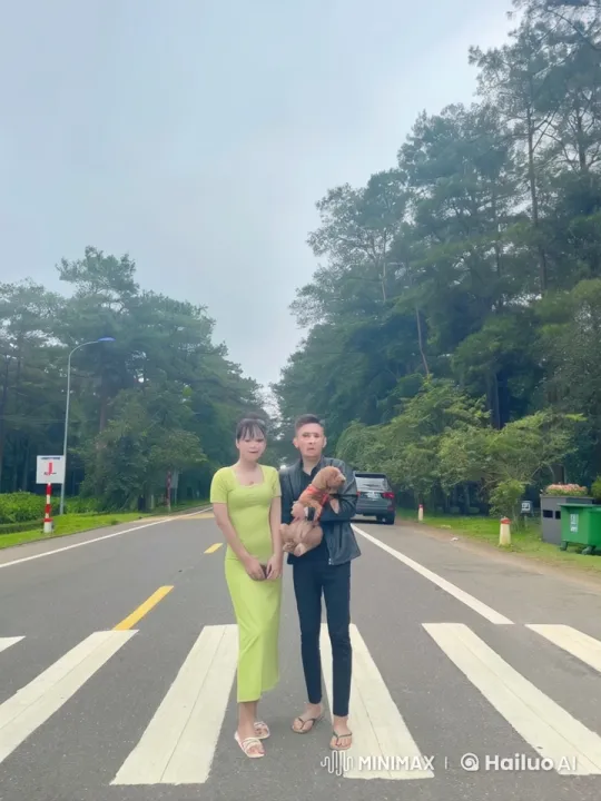 Dramatic Confrontation on a Serene Avenue – AI Generated Video | Hailuo AI