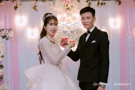 Romantic Wedding Toast in Elegant Decor – AI Generated Video | Hailuo AI