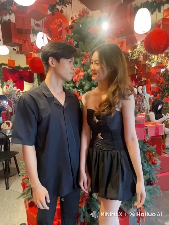 Christmas-Themed Kungfu Display by Agile Pair – AI Generated Video | Hailuo AI