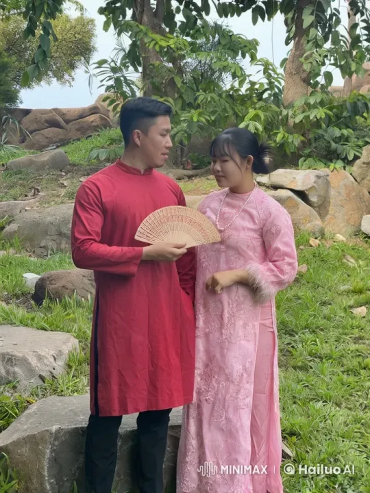 Traditional Kung Fu Combat in Peaceful Garden Setting – AI Generated Video | Hailuo AI