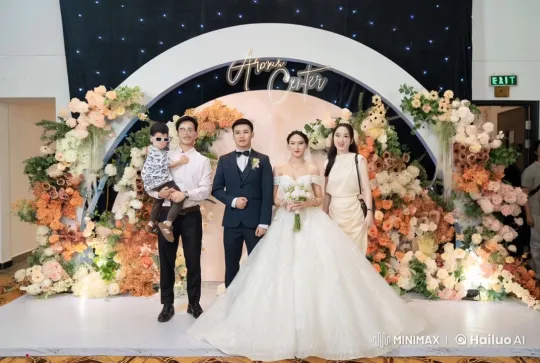 Wedding Scene with Surprise Martial Arts Performance – AI Generated Video | Hailuo AI