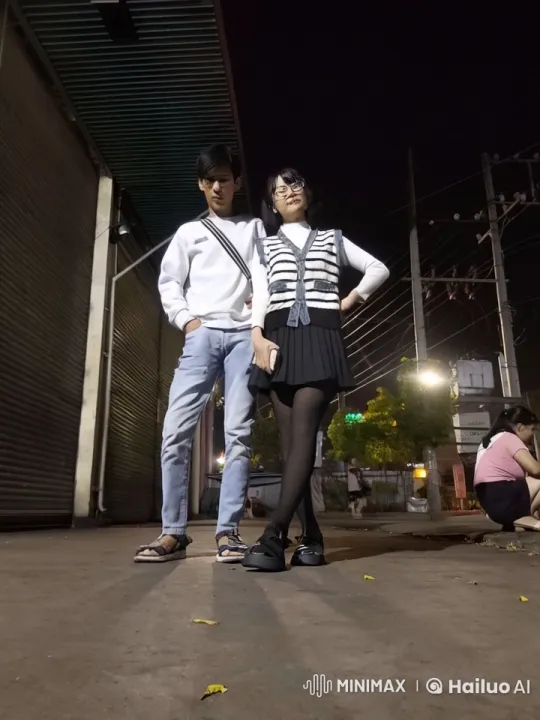 Nighttime Urban Kung Fu Duel in the City – AI Generated Video | Hailuo AI