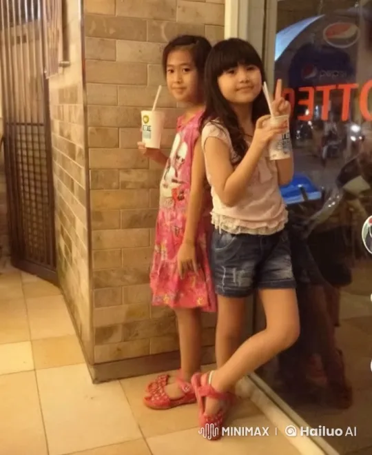 Girls Display Impressive Kungfu Skills at Café – AI Generated Video | Hailuo AI