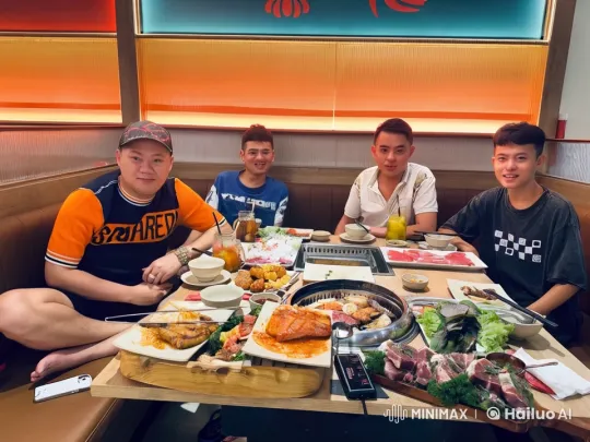 Kung Fu Showdown in a Bustling Restaurant – AI Generated Video | Hailuo AI