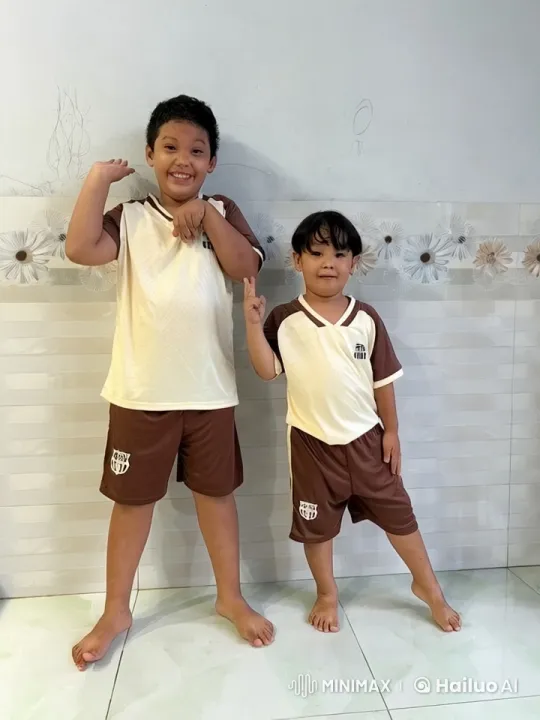 Boys Practicing Kungfu Poses and Movements – AI Generated Video | Hailuo AI