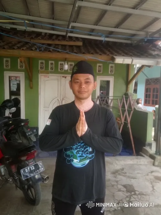 Person Prays in Front of House, Rides Tiger – AI Generated Video | Hailuo AI