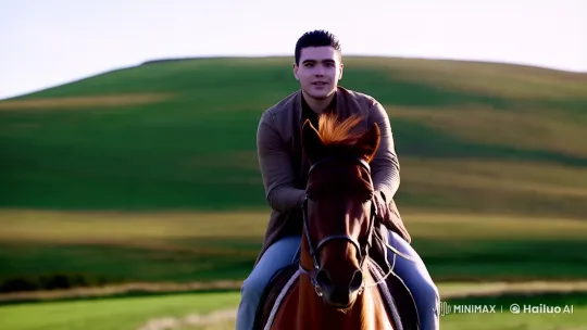 Man and Horse: A Journey Through Freedom and Adventure – AI Generated Video | Hailuo AI
